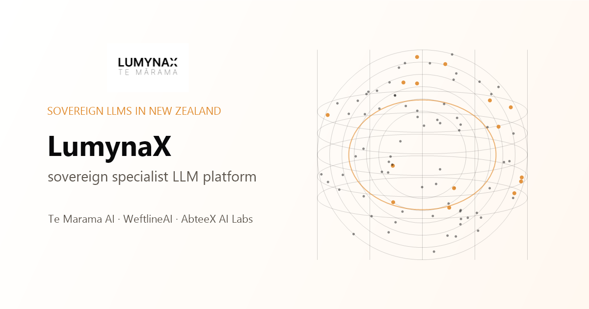 LumynaX sovereign AI and specialist LLM platform from Aotearoa New Zealand